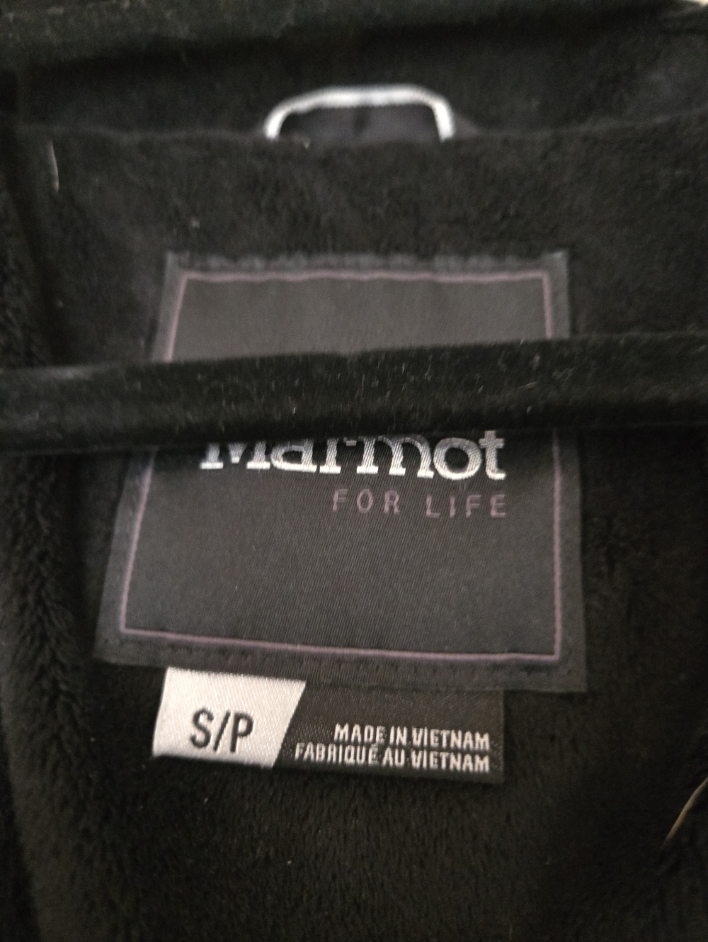 Marmot | Women's 'Montreaux' Black Insulated Long Puffer Coat, Size S - Picture 9 of 16